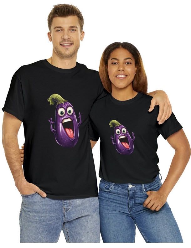 Eggplant Emoji Tshirt