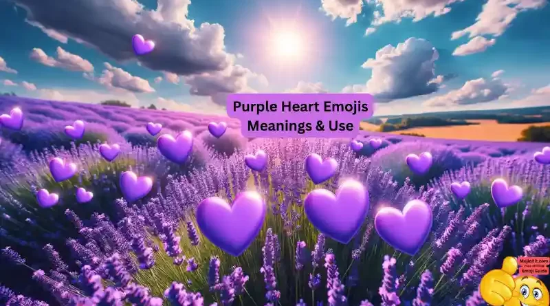 Purple heart emoji meanings