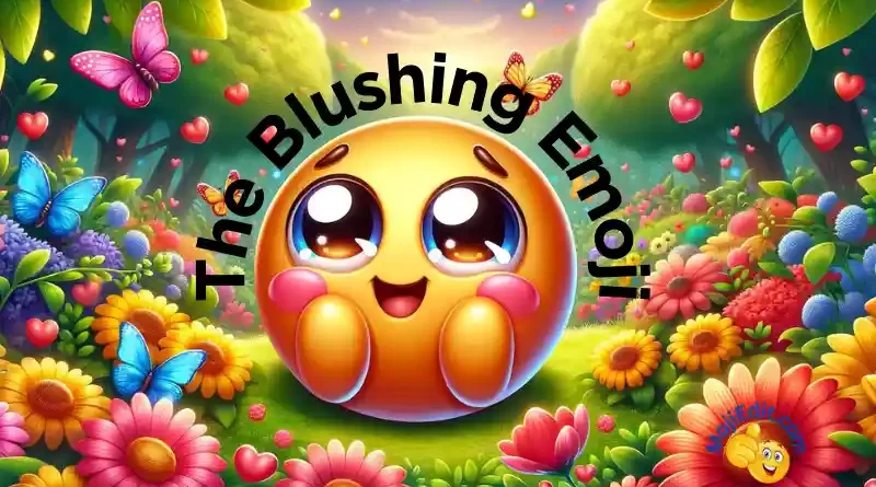 Emoji blushing