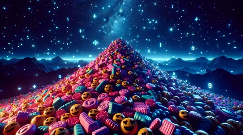 pile of candy emojis