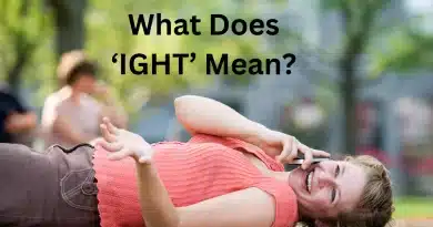 what does IGHT mean ?