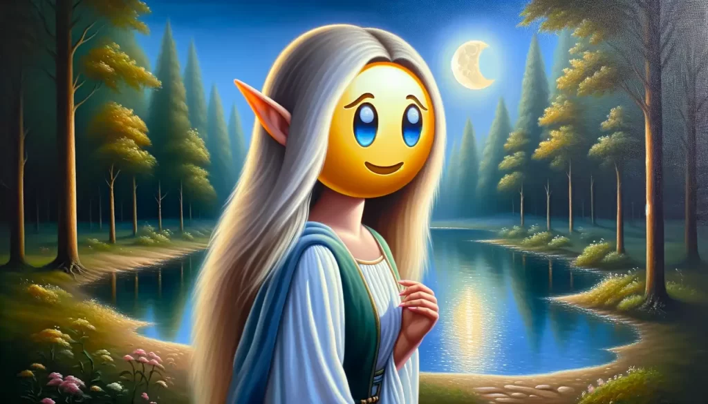 female elf emoji