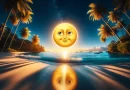 the moon emoji in the tropics