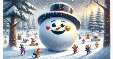 our frosty friend the snowman emoji