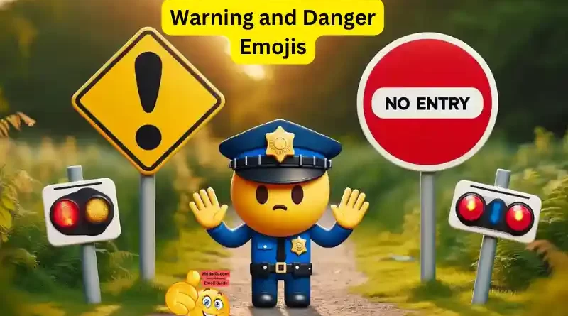 Danger and Warning Emojis