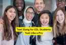 Learning Text Slang for ESL Students