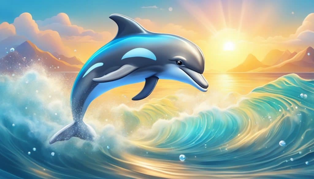 dolphin emoji design and appearance