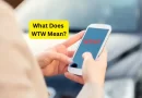 texting "WTW" to a friend