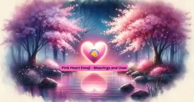 The meanings and use of the pink heart emoji