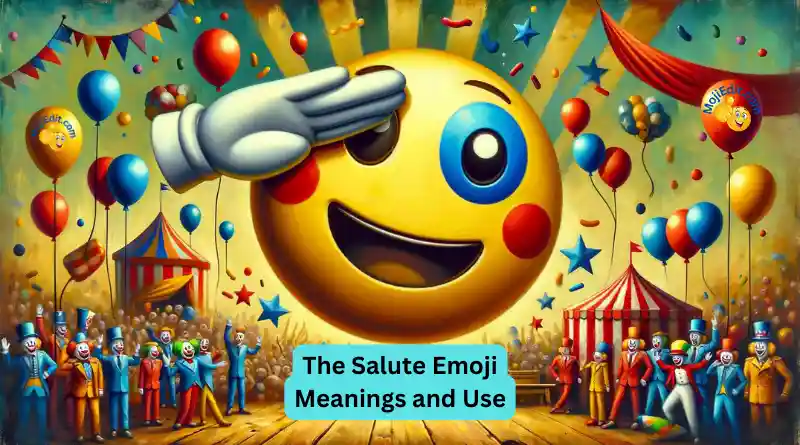 meanings and use of the salute emoji