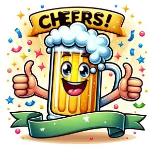 cheers: beer emoji etiquette