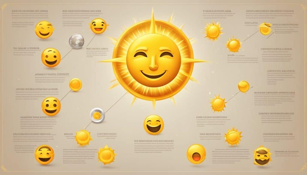 sun emoji history