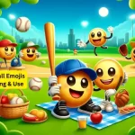 the baseball emoji